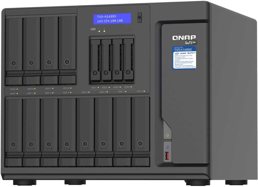Serveris QNAP TVS-h1688X-W1250-32G