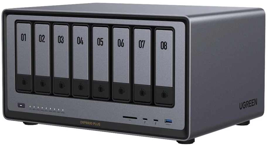 Serveris UGREEN NASync DXP8800Plus NAS sistema 8 skyrių