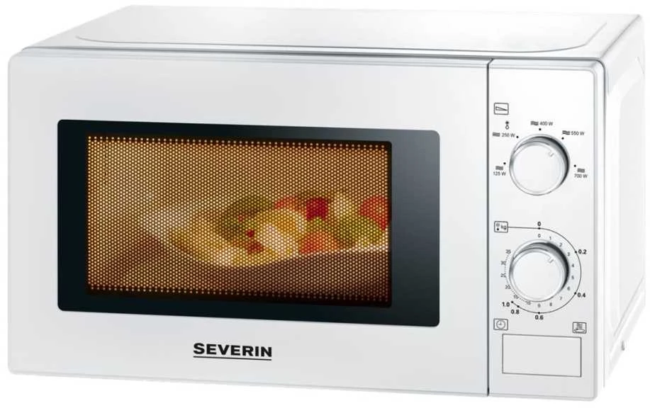 Severin MW 7770 mikrobangų krosnelė Baltas Solo mikrobangų krosnelė Stalviršis 20 L 700 W