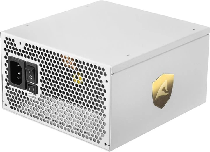 1000W Sharkoon REBEL P30 Gold 1000W ATX3.0 (wei, 1x 12VHPWR, 4x PCIe, Kabelis-Management, 1000 Watt)