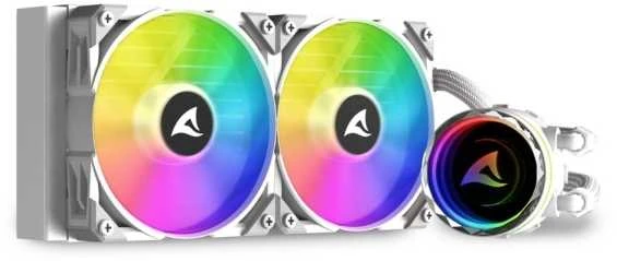 Sharkoon S80 RGB aušintuvas su spalvotais 240mm ventiliatoriais