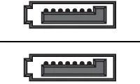 Sharkoon SATA 3 - 0.45 m - SATA III - SATA 7-pin - SATA 7-pin - Male/Male - Juodas,Baltas