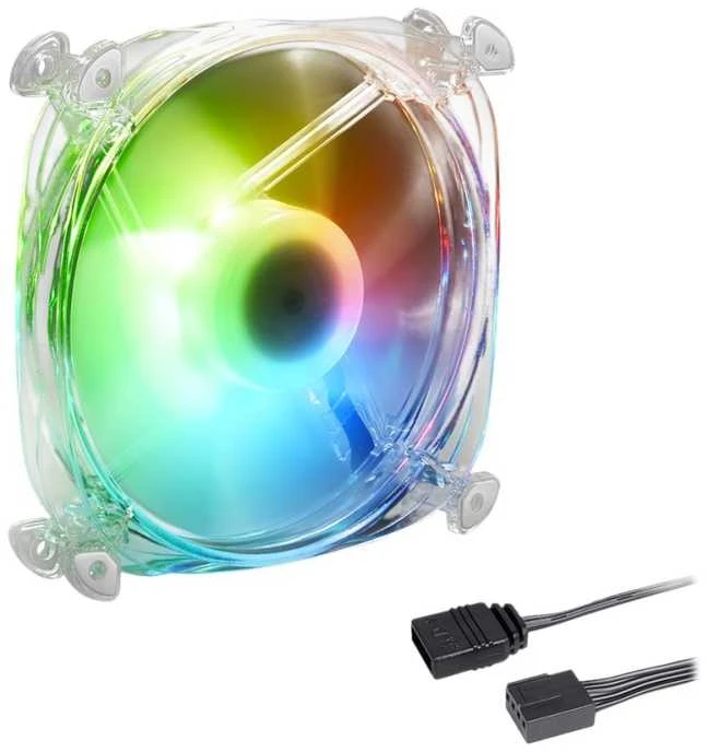 Sharkoon RGB SHARK diskas PWM | 120 mm korpuso ventiliatorius