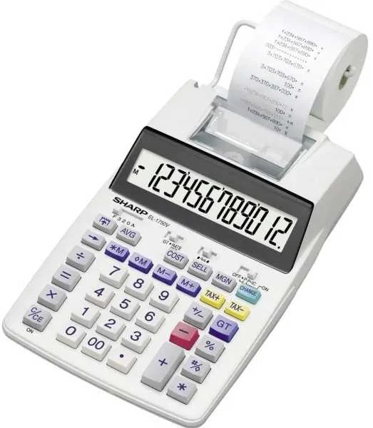 Sharp EL-1750V skaičiuotuvas