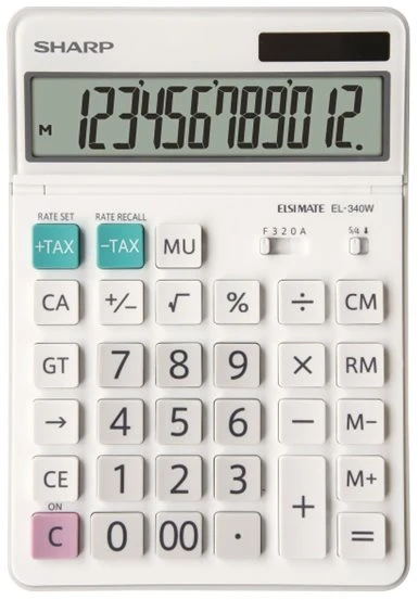 Skaičiuotuvas Sharp EL-340W