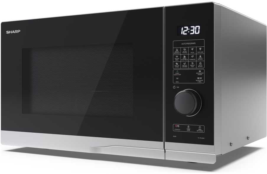 Mikrobangų krosnelė Sharp YC-PG284AE-S Mikrobølgeovn Sølv 900 W
