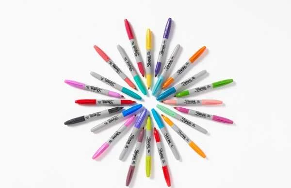Permanentiniai žymekliai Sharpie Fine Glam Pop 12 spalvų - 2198780