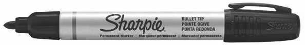 Žymeklis „Sharpie“ kulkiniu antgaliu