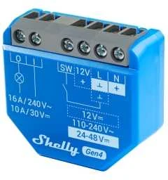 Shelly 1 Gen4 1 kanalo relė 16A (WiFi, Bluetooth, Zigbee, Matter ...