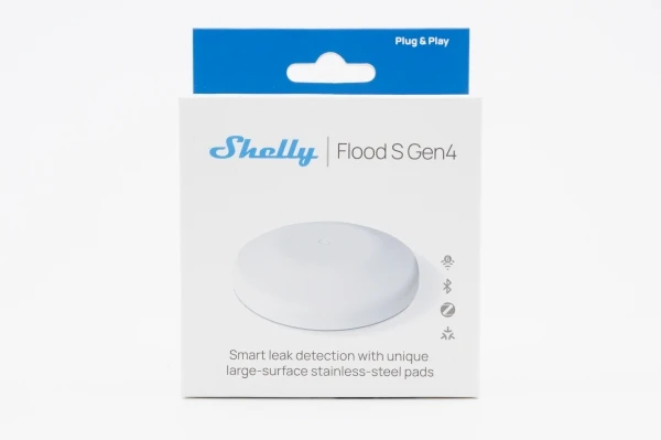Shelly Flood S Gen4 Multiprotocol išmanusis vandens nuotėkio sensorius