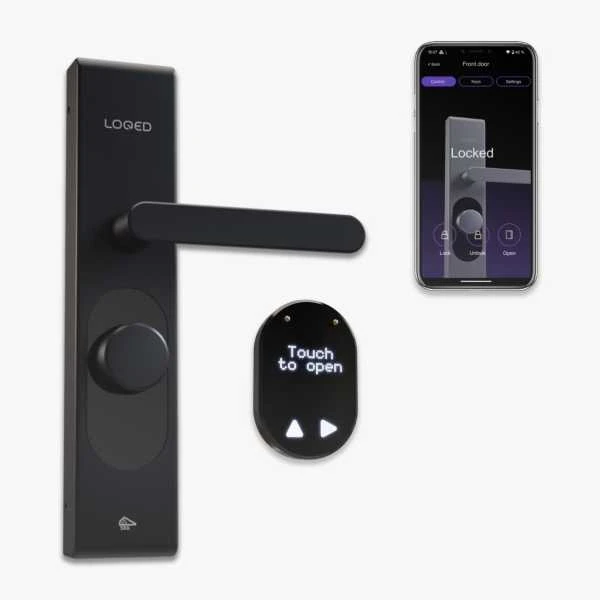 Shelly Group LOQED išmanioji durų spyna (WiFi / BT) - juoda