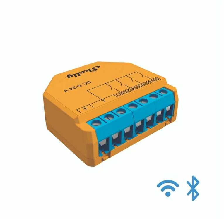 Shelly Plus i4 DC 4 skaitmeninių įėjimų Wifi valdiklis