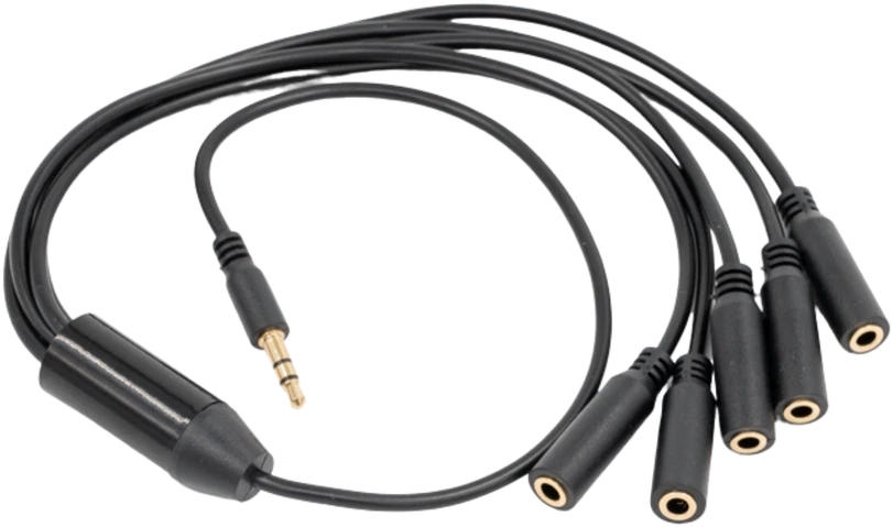 Shelly spliter 1 į 5 - 3.5mm jack (Priedas skirtas The Pill by Shelly)