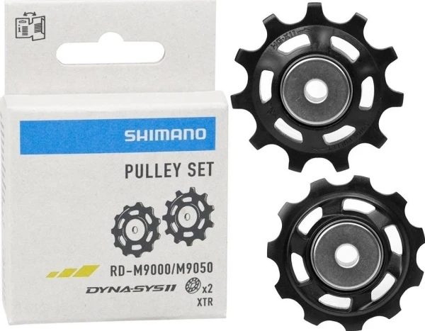Galinio pavarų perjungėjo ratukų komplektas Shimano RD-M9000