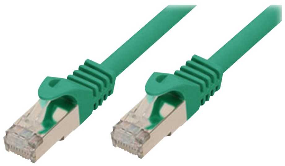 Shiverpeaks Patchcord BASIC-S Cat 7, S/FTP, PiMF, LSZH, žalia, 10m (BS75520-G)