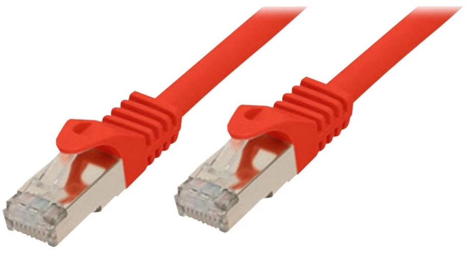 „Shiverpeaks BASIC-S“, 3 m, Cat7, S/FTP (S-STP), RJ-45, RJ-45, Raudonas