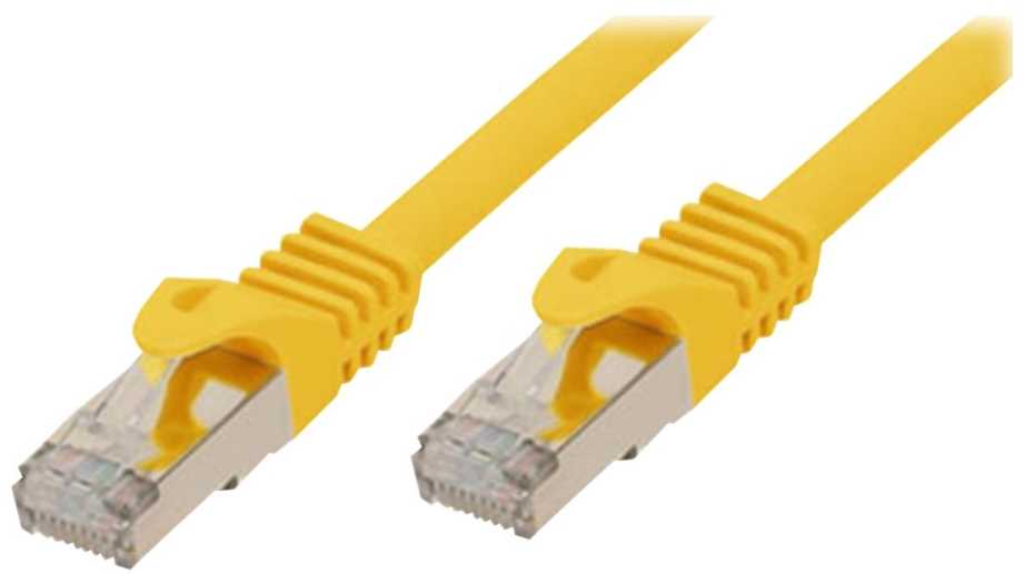 „Shiverpeaks BASIC-S“, 3 m, Cat7, S/FTP (S-STP), RJ-45, RJ-45, Geltonas