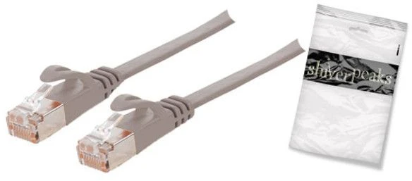 Shiverpeaks plokščias tinklo kabelis RJ-45, Cat 7, U/FTP, pilkas, 1 m (BS75511-SL)