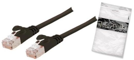 Shiverpeaks Plokščias tinklo kabelis RJ-45, Cat 7, U/FTP, juoda, 7.5m (BS75517-SLS)