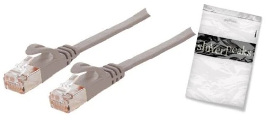 Shiverpeaks Plokščias tinklo kabelis RJ-45, Cat 7, U/FTP, pilka, 7,5 m (BS75517-SL)
