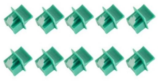 shiverpeaks BS08-01025-10, RJ-45, plastikas, žalias, stalinis kompiuteris/darbo stotis, tinklo komutatorius, nešiojamas kompiuteris, 10 vnt.