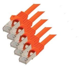 shiverpeaks BS75512-O-SET5, 2 m, Cat7, S/FTP (S-STP), RJ-45, RJ-45