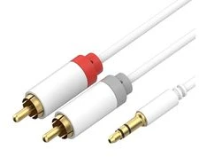 Kabelis Shiverpeaks Klinka 3,5mm na 2xRCA 1,5 m (FL31-34156)
