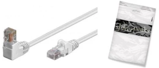 Shiverpeaks Kryžminis kabelis cat6 S/FTP PIMF kampuotas-tiesus baltas 10m (BS08-64076)