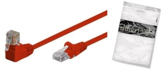 Shiverpeaks tinklo kabelis cat6 S/FTP PIMF kampuotas-tiesus raudonas 7,5 m (BS08-64064)