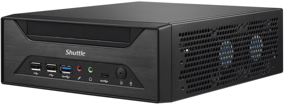 Shuttle Barebone XPC slim XH610 LGA1200 2xSODIMM DDR4 2xM.2 3xSATA 1xHDMI 1xDP 1xVGA Juodas