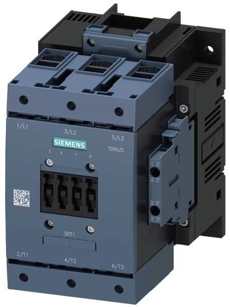 „Siemens“ galios kontaktorius 115A 3P 220–240 V AC 2NO 2NC S6 (3RT1054-1AP36)