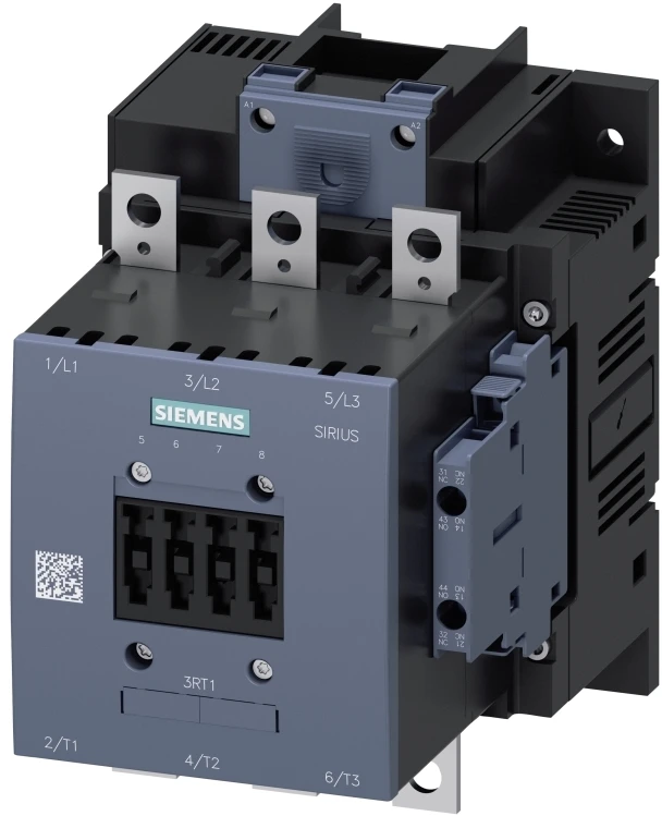 Siemens galios kontaktorius 150A 3P 220-240V AC 2NO 2R S6 (3RT1055-6AP36)