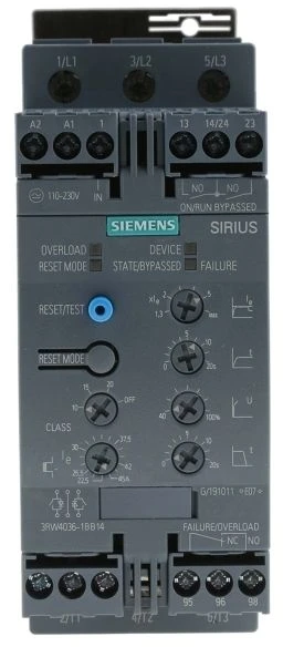 Siemens Sanftstarter Motorleistung bei 400 V 22 kW 230 11 V/AC - Power Priedas