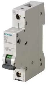 Siemens 5SL6104-7 grandinės pertraukiklis SENTRON 5SL6 1P C 4A 6kA AC 5SL6104-7