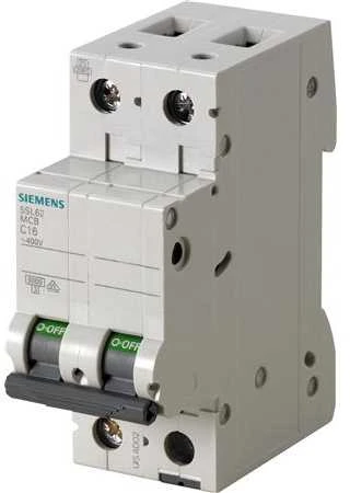 „Siemens“ automatinis jungiklis 2P C 10A 6kA AC (5SL6210-7)