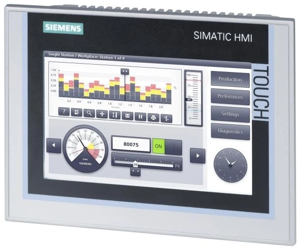 Siemens 6AV2124-0GC01-0AX0 6AV21240GC010AX0 SPS ekranas