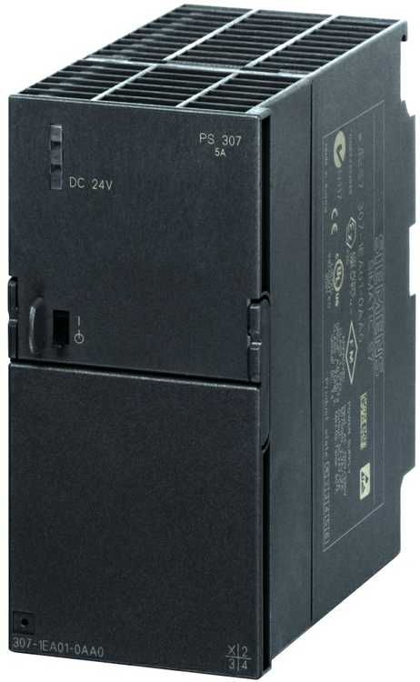 Siemens Maitinimo šaltinis impulsowy 85-132V 170-264V AC/DC 5A PS 307 SIMATIC S7-300 ATEX EX II (6ES7307-1EA01-0AA0)