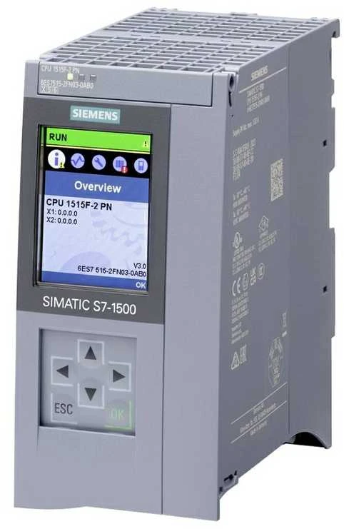Siemens 6ES7515-2FN03-0AB0 6ES75152FN030AB0 SPS centrinis modulis, 19,2-28,8 V, CE, RoHS, REACH, 147 mm, 155 mm, 158 mm, 80 mm