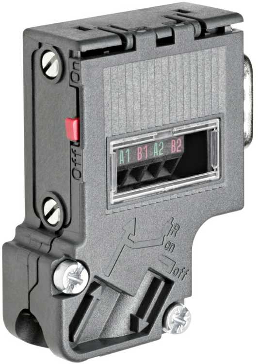Siemens Kištukas metalinis PROFIBUS tinklui iki 12 Mbit/s (6ES7972-0BA42-0XA0)