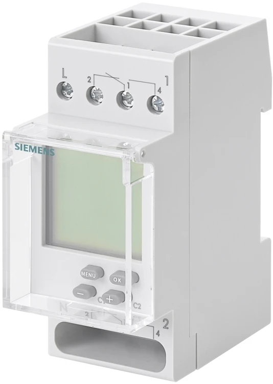 Siemens TOP DIGITAL TIME SWITCHES 2C 230V, IP20, 50-60 Hz, 16 A, 83 mm, 166 g, 56 mm