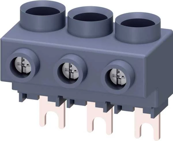 „Siemens“ 3P maitinimo blokas, viršutinės šynos komplektas S00/S0 (3RV2925-5AB)