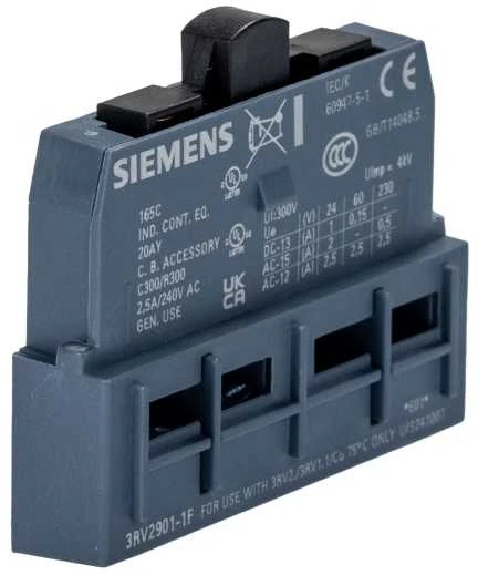 Siemens 2Z 0R kalnas iš viršaus S00 / S0 (3RV2901-1F)