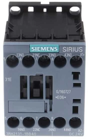 Siemens CONT.RELAY,3NO+1NC,DC24V, 57,5 mm, 50 mm, 61,5 mm, 77,5 mm, 273 g