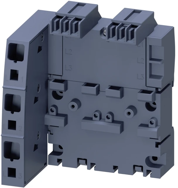 Siemens Pagrindas SIRIUS 3RV29 2 jungtuvų 3RV2 S00-S0 su kairiuoju maitinimu, komplekte galinė apsauga 3RV2917-1A