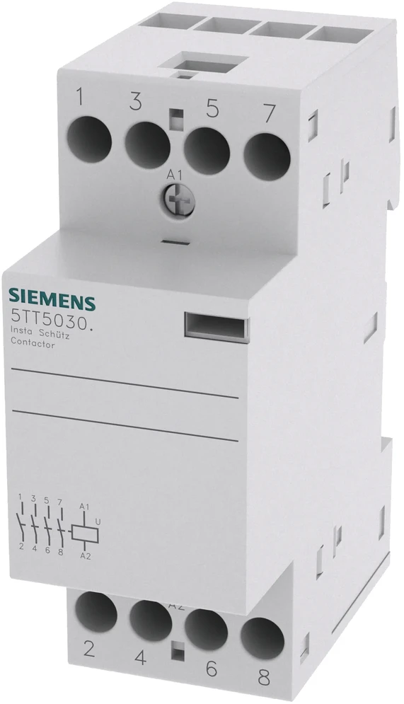 Siemens INSTA KONTAKTORIUS 4NO ACDC24V 25A, 285 g, 82 mm, 94 mm, 40 mm, 285 g, 1 vnt.