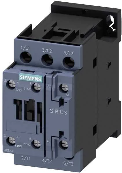 Siemens Maitinimo kontaktorius 12A 3P 230V AC 1NO 1NC S0 (3RT2024-1AP00)