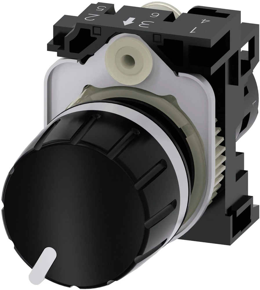 Siemens Potenciometras, juodas, 68 g, 96 mm, 95 mm, 35 mm