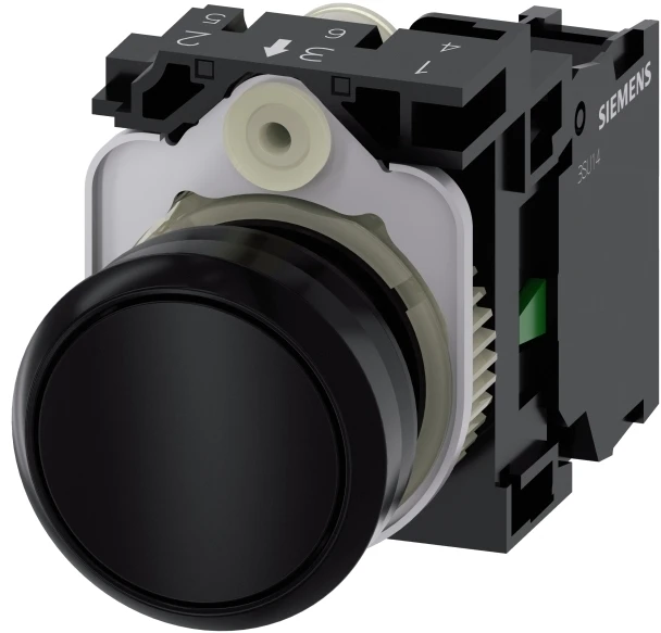 Siemens SIRIUS ACT 3SU1100-0AB10-1BA0 Drucktaster Frontring Kunststoff Betätiger
