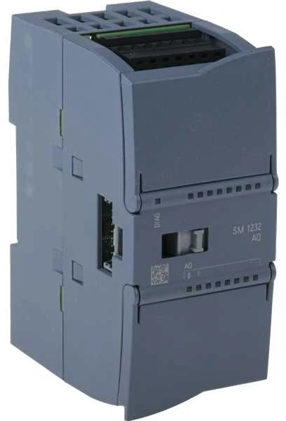 Siemens SM 1232 analoginis I/O modulis kampinis vaizdas
