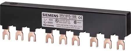 SIEMENS šyna 45 mm, skirta 3 vnt. 3RV, dydis S00, S0